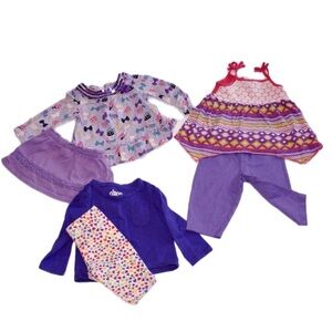 3 -‎ 12M Outfits Purple Aztec Prints 4119*